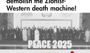 There is no “peace plan”. To stop the genocide in Palestine, we must demolish the Zionist-Western death machine!