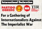 For a Gathering of Internationalists Against the Imperialist War