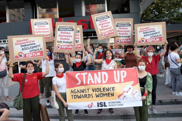 Stand Up Against Violence Towards Women: ISL Campaing for Solidarity with Women in Turkey