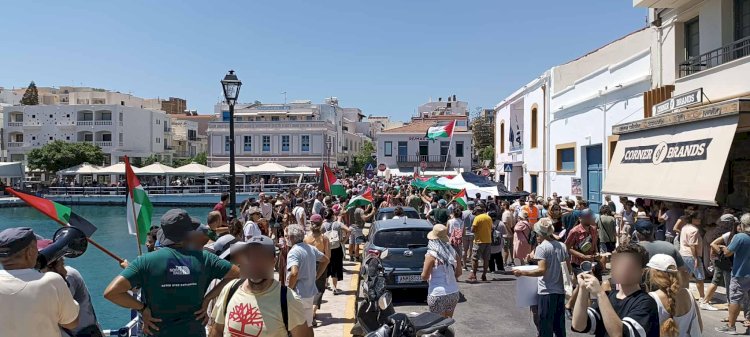 Greek Islands Protests the Cruise Ship Carry IDF Soldiers